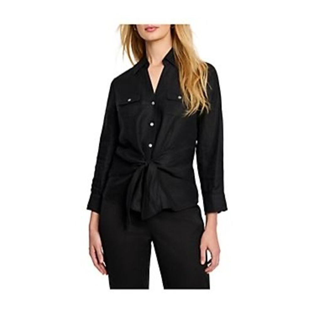 NIC+ZOE Iconic Tie Front Shirt NWT size XL
